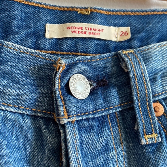 Levi’s wedgie straight medium wash jeans - Picture 6 of 13